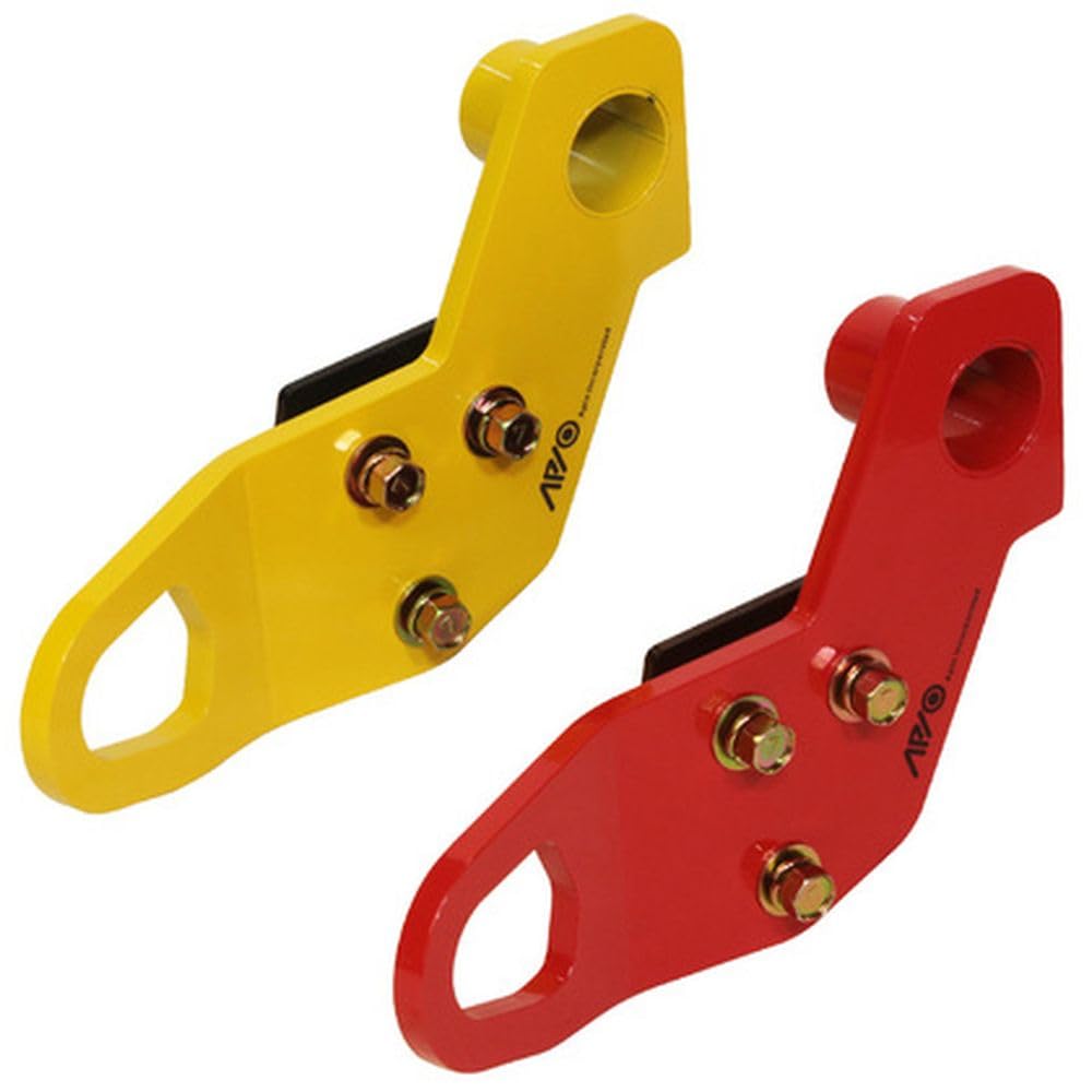 Apio Front Left Tow Hook for Vehicles with Lion Hunting 9mm Thick [FL] Bumpers, [JB64, JB74] Yellow, 3070-41L