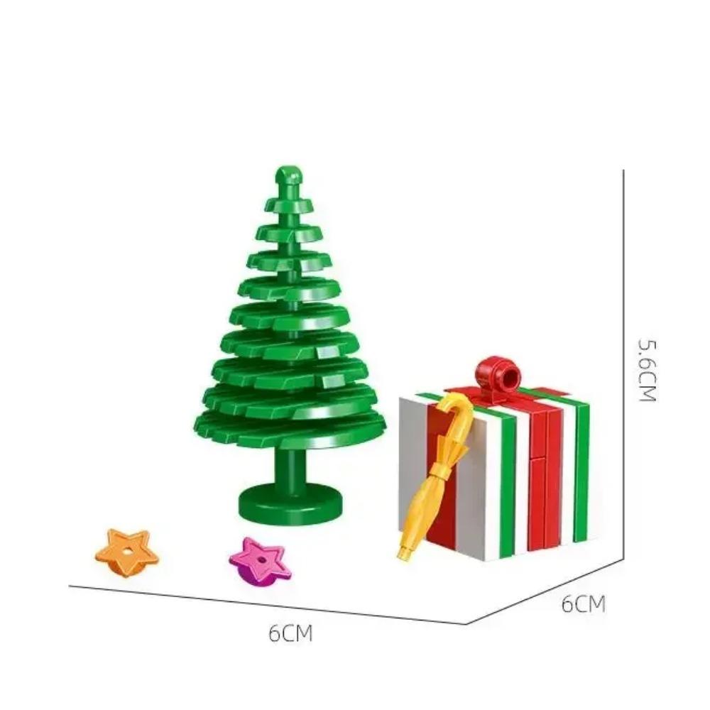 Weihnachts-Actionfiguren Bausteine Spielzeug Weihnachtsmann Rentier Bausteine Spielzeug Geschenk