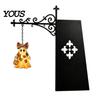 Battery Operated Party Lights Halloween Library Lantern, Decorative Bookshelf Lamp, Patchwork Ghost Cute Cartoon Decorations Light with Witch