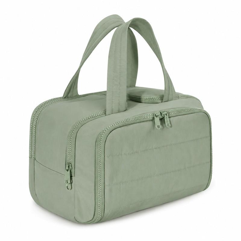 Multi-functional Lightweight Travel Makeup Bag with Large Capacity and Multi-layer Compartments