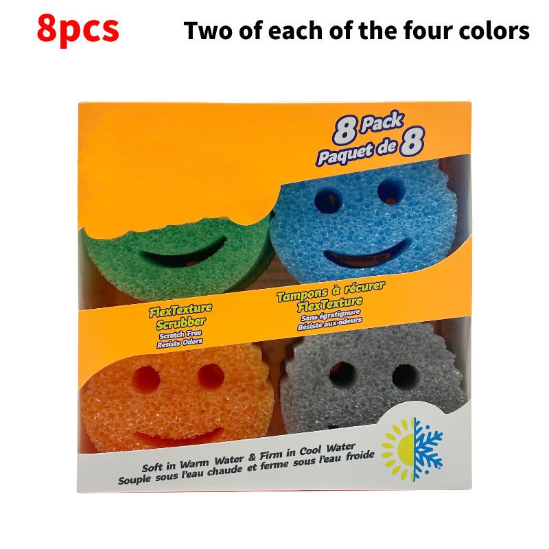 Colorful Cartoon Temperature Sensitive Sponge For Dishwashing And Cleaning Pots And Bowls