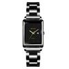 New square watch Steel band Quartz watch Calendar Watch Business Men's Watch Student Watch Small watch