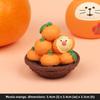 Orange Cat Citrus Cat Cute Handmade Decoration Item Cute Particle Home-made Resin Artwork Small Decoration Piece