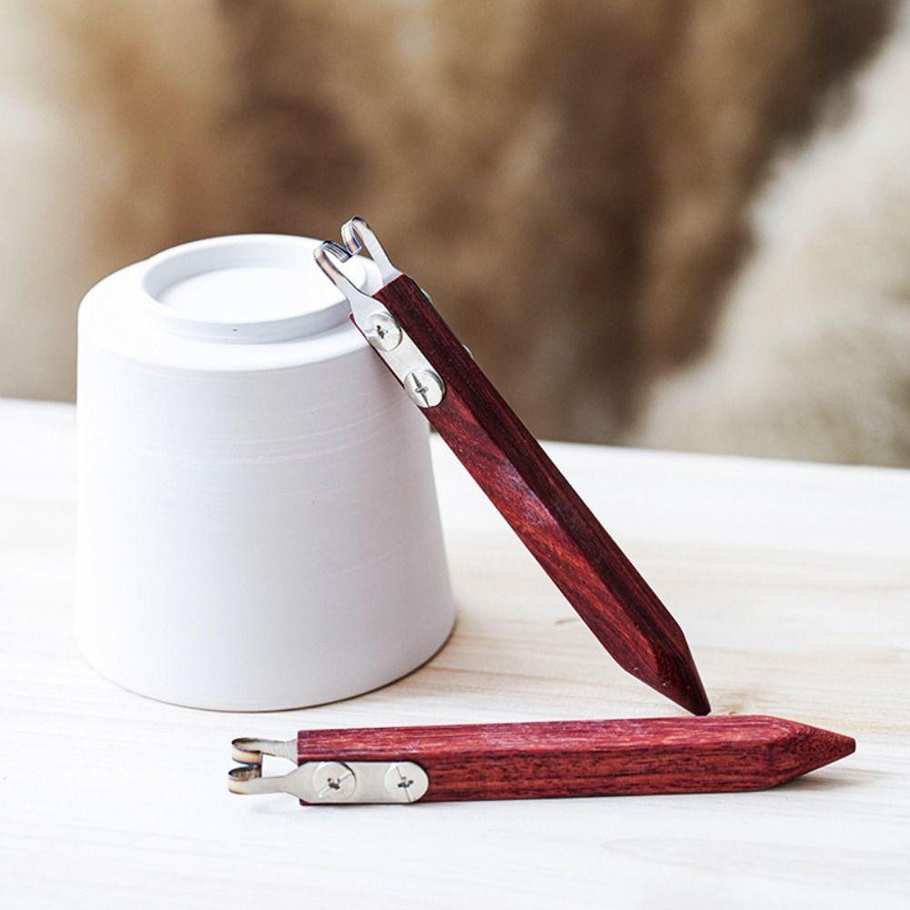 

Portable Clay Bottom Trimming Scraper Ceramic Pottery Sculpting Sculpting Tool DIY Crafts L