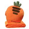3 In1 Stuffed Hand Warmer Bag Cartoon Animal Pillow Blanket Cute Cushion Blanket Home Car Travel Pillow for Children Girl Gift