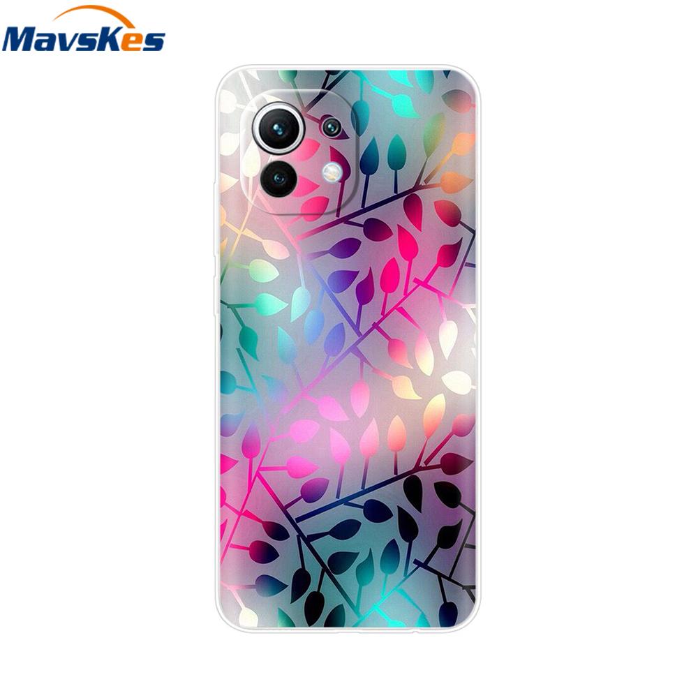 Case For Xiaomi 11 Lite NE 5G Soft TPU Silicone Cover For Xiaomi Mi 11 Lite Mi11 Lite Cases For Xiomi Mi 11 Funda Fashion Bumper