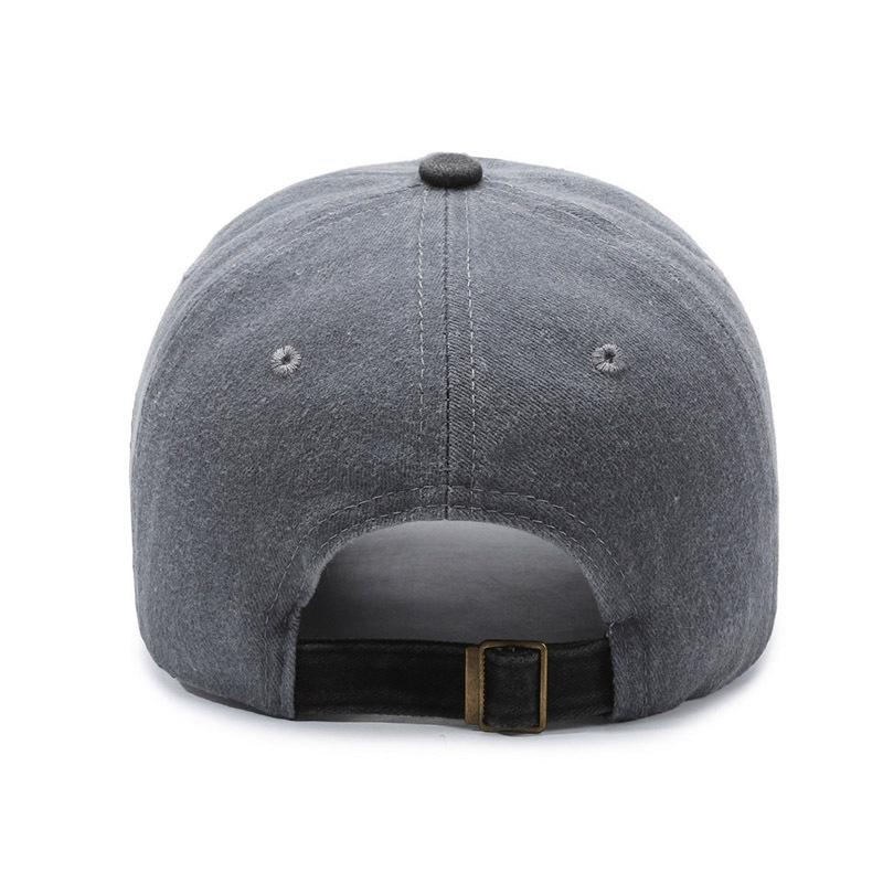 European and American Maple Leaf Retro Baseball Men and Women Washed Cotton Duck Tongue Spring Summer Outdoor Color Matching Hat