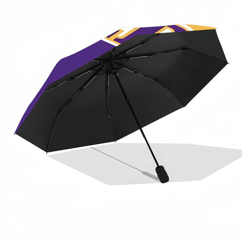Lakers Team Spirit Umbrella 8-Frame for Travel, Camping, Casual Lightweight Portable Umbrella, Essential for Every Family Holidays Gift