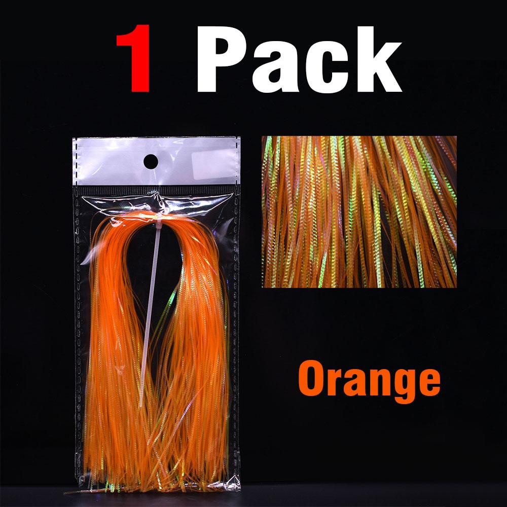 Fishscale 8Colors Fly Tying Krinkle Flash Fly Tying Materials Crinkle Flash Fly Tying Wing Leg Material