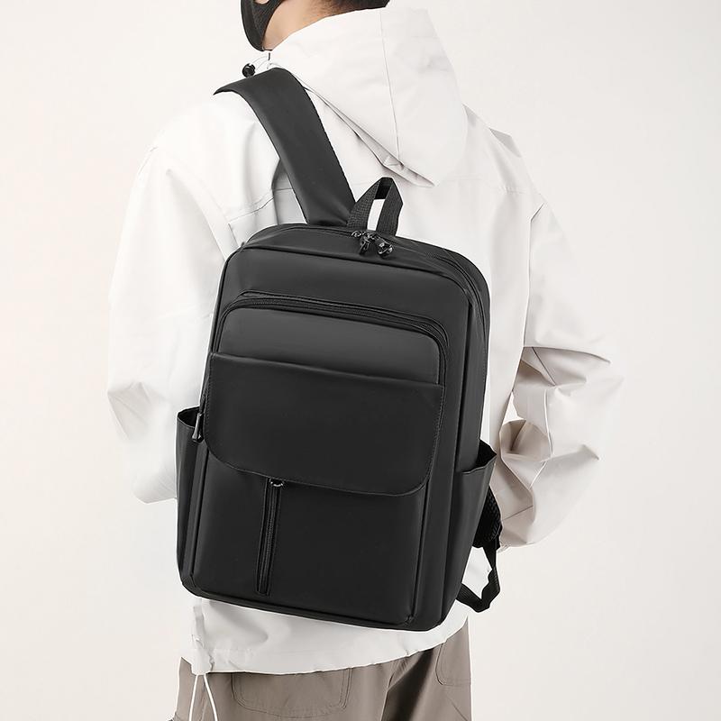 High-Quality Men's Travel Backpack – Large Capacity Nylon Laptop Bag for Business Trips & Outdoor Use