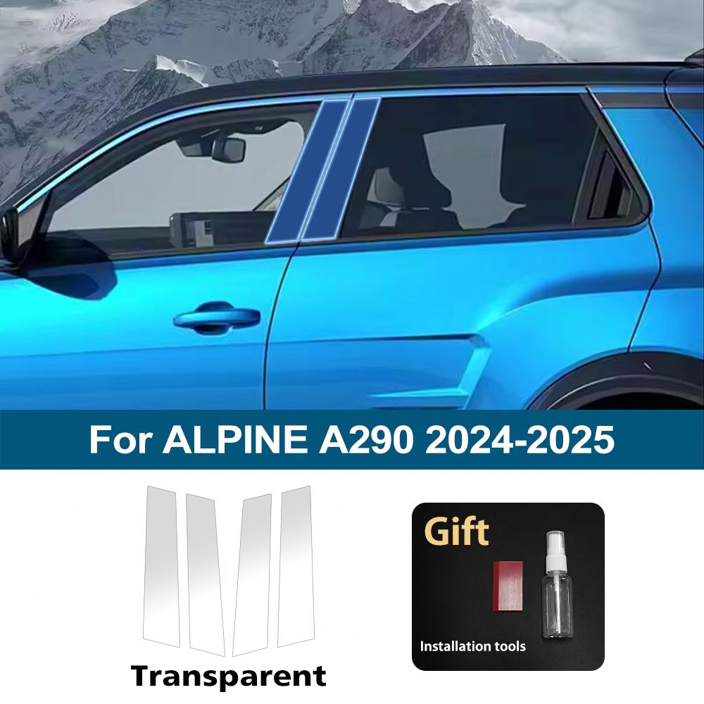 

TPU Protective Film for Alpine A290 2026 2026 B C Pillar Trim Cover Scratch Resistant Fingerprint Proof Car Cover