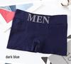 Men's Mid-Waist Plus Size Seamless Stretch Sport Boxer Briefs - Comfortable & Breathable