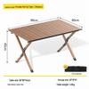 Portable Ultra-light Folding Camping Table and Chair Set for Outdoor Picnics and Barbecues