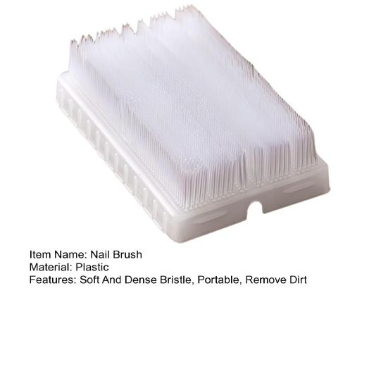 Jednorázový kartáček na nehty Sterilní chirurgický čistící peeling Měkké a husté štětiny Přenosný Odstraňte nečistoty Čištění prstů Salon Spa Manikúra Kartáček na pedikúru