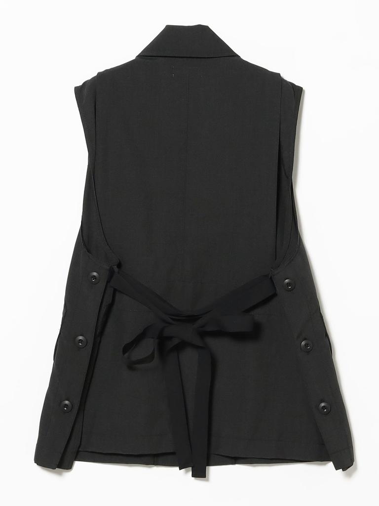 Beams Boy Women's S/S Hunting Sleeveless Shirt, Black, One Size