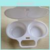 Plastic Microwave Egg Steamer And Frying Box Set For Modern Minimalist Style Kitchen Cooking