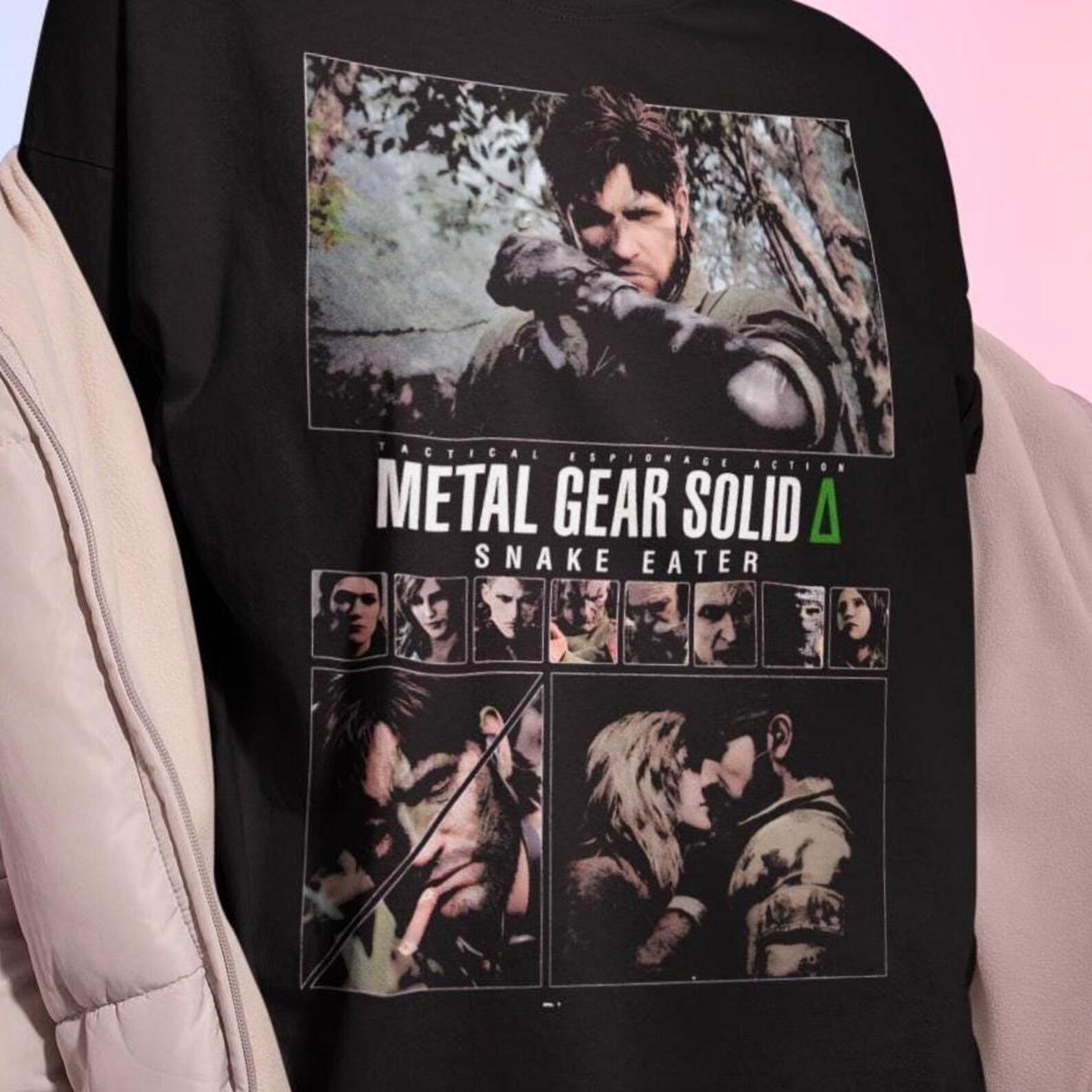 Metal Gear Solid Snake Eater Shirt -Gamer Gift,Gaming Sweatshirt,Video Game Tshirt 3XL