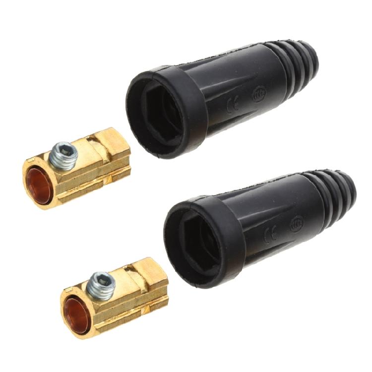 2x Złącze Szybkozłączka do Kabla Spawalniczego Para 200A-300A DKJ35-50