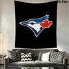 Toronto Blue Jays Wall Tapestry Aesthetic Wall Hanging Printed Fabric Blanket Decorative Tapestries for Bedroom Living Room Home Decor