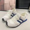 Ugly cute crooked head color matching German training shoes women's 2025 new retro versatile mesh breathable casual sports Forrest Gump shoes