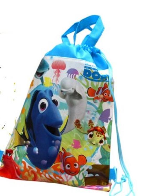 Mode de la Casa Finding Dory 2-Way Bag, a 2-way backpack with a handle that can also be used as a handbag (Pink)