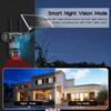 4G Wireless Solar HD Night Vision Camera with Triple Lenses & Screens, No Wiring Needed, Mobile Phone Remote Monitoring