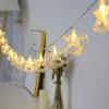 EID Mubarak LED Lights Muslim Moon Star Hanging Pendant Ramadan Kareem Decor for Home 2024 EID Mubarak Islamic Party Supplies