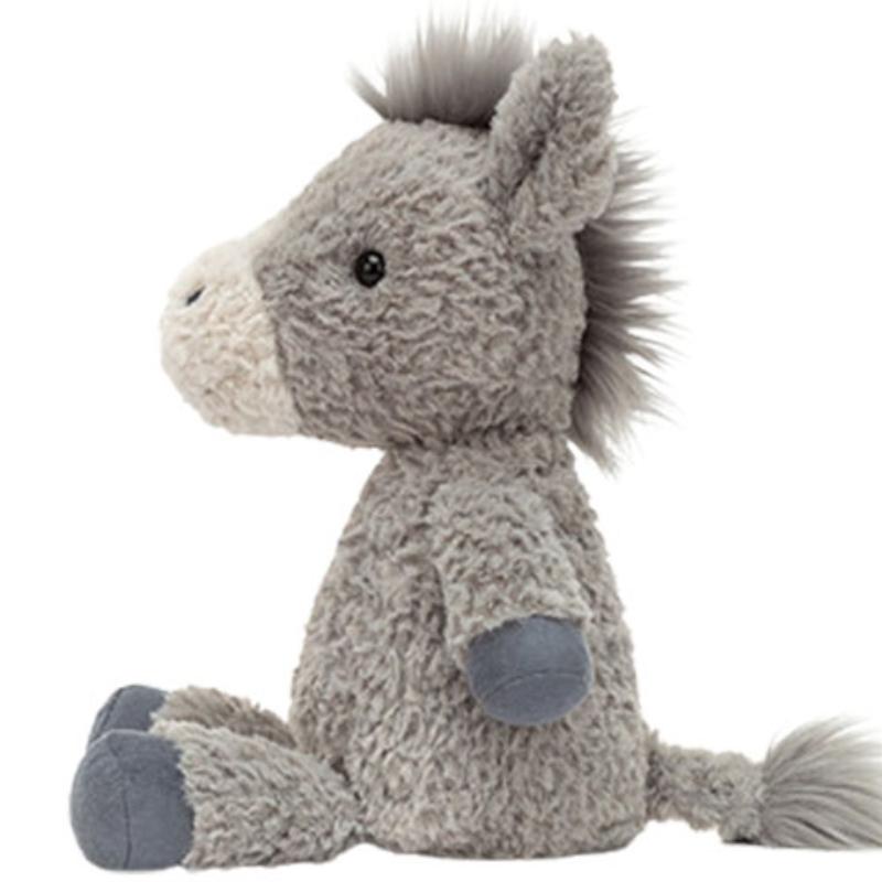 Jellycat Farm Animal Series Flossy Donkey Comfort Doll Plush Doll 28cm Height