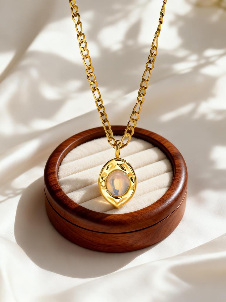 Chic Natural Malachite Texture Necklace for Women Gold Color Stainless Steel Link Chain Necklaces Charm Jewelry Party Gift