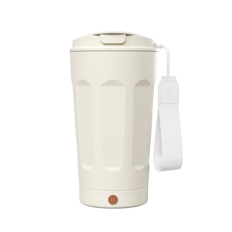 QUANGE 316 Stainless Steel Temperature Display Insulated Tea Mug with Stirrer