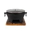 Cast Iron Charcoal Stove & Grill: Outdoor Tea Warmer, Camping BBQ, Hot Pot Fireplace