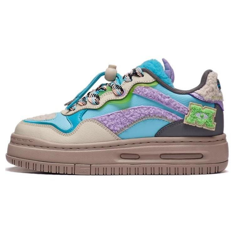 (WMNS) Li-Ning x Disney FUTURE C1 Retro-Low Sports Shoes Beige Multi Women s AGCT244-3 EU 35⅔