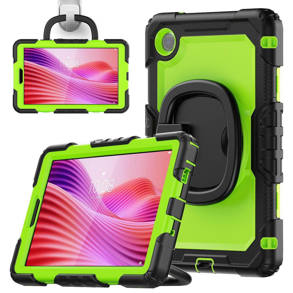 For Lenovo Tab K9 TB305FU Case Ring Kickstand PC+Silicone Shockproof Tablet Cover