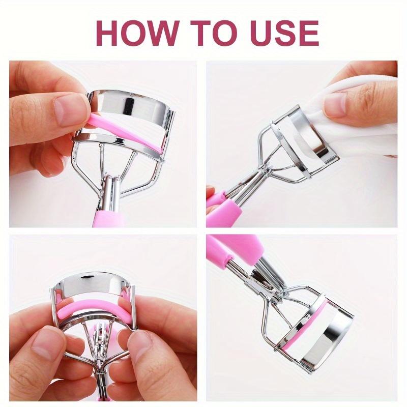 1PC Professional Eyelash Curler, Long-Lasting Lash Curling Tool for Natural Curl, Ergonomic Makeup Tool for Women,Non-Slip Grip