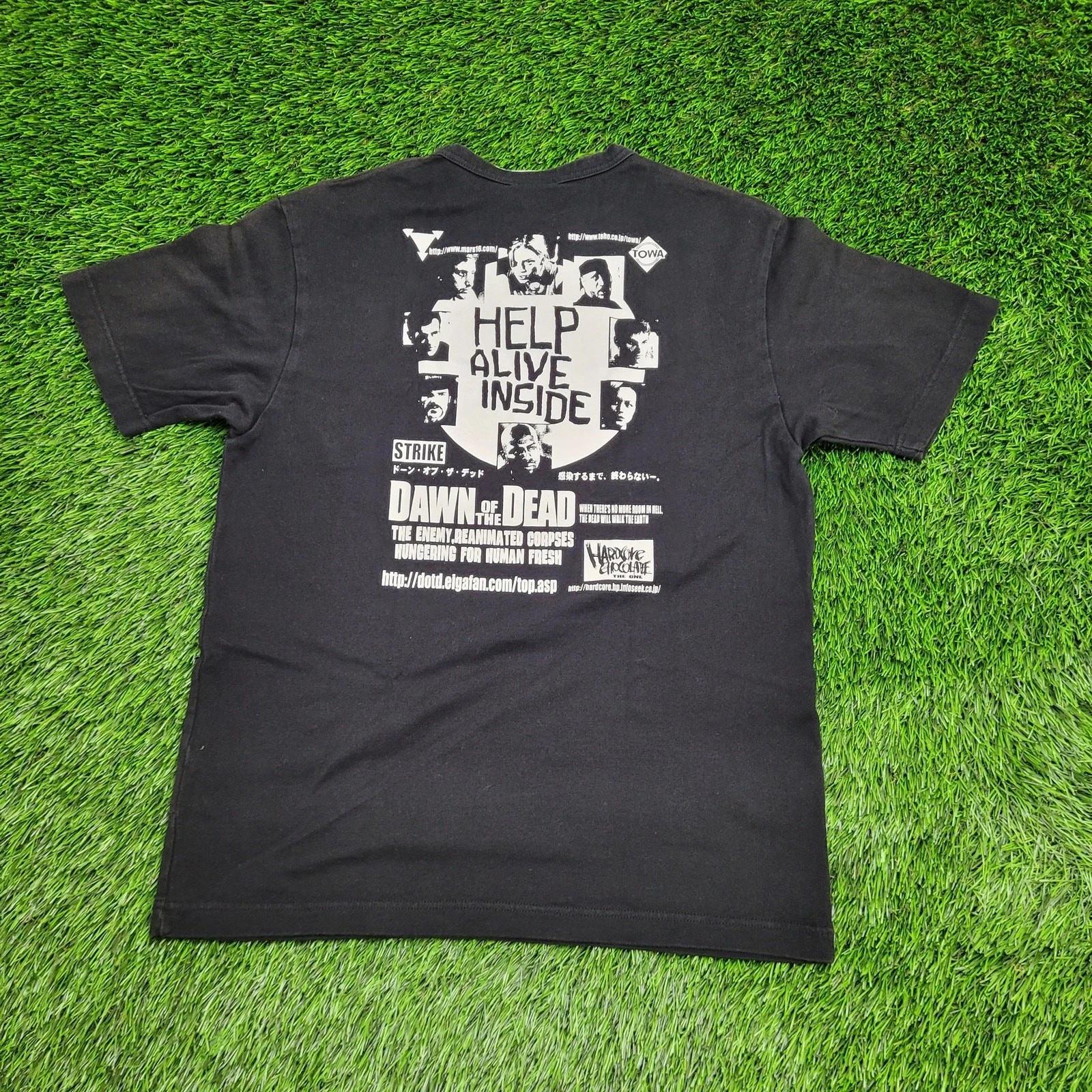 Dawn-Of-The-Dead Shirt Medium 19x25 Horror Zombie 2XL