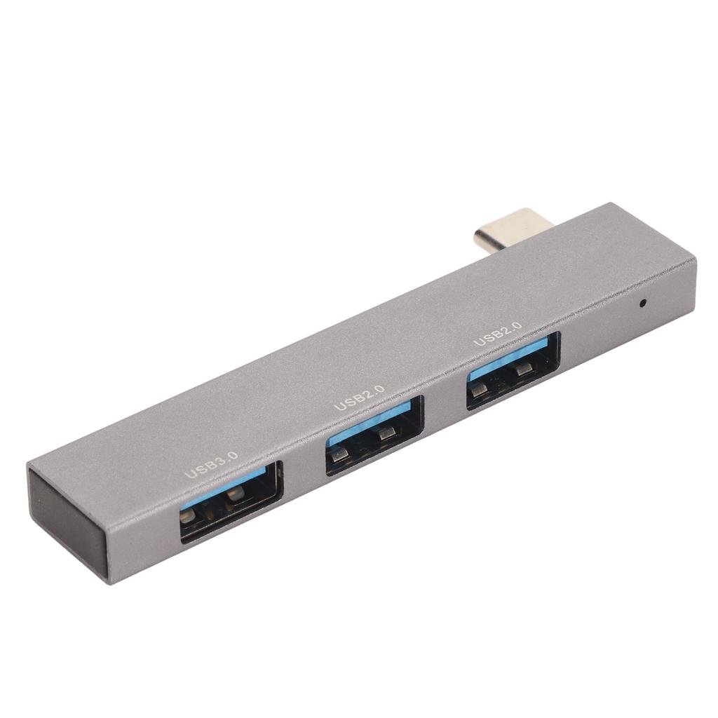 Estación de Acoplamiento 3 en 1 Tipo C a USB3.0 2USB2.0 5Gbps Alta Velocidad Aleación de Aluminio Mini Estación de Acoplamiento
