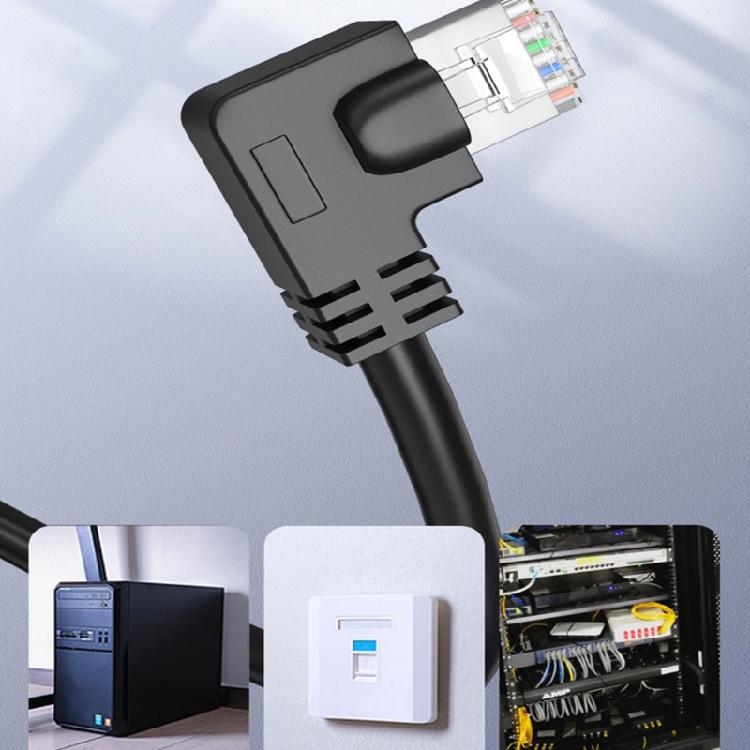 Shielded Cat6 RJ45 Cable Extender Flexible Angle Adapter FTP Connectors for Cat5e Cat5 Networks