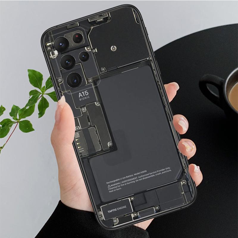 

Чехол для телефона с аккумулятором для Samsung Galaxy A73 A53 A13 A22 A12 A32 A71 A21S A33 A52 A72 A41 A50 A70 A31 M31, материнская плата A22 5G