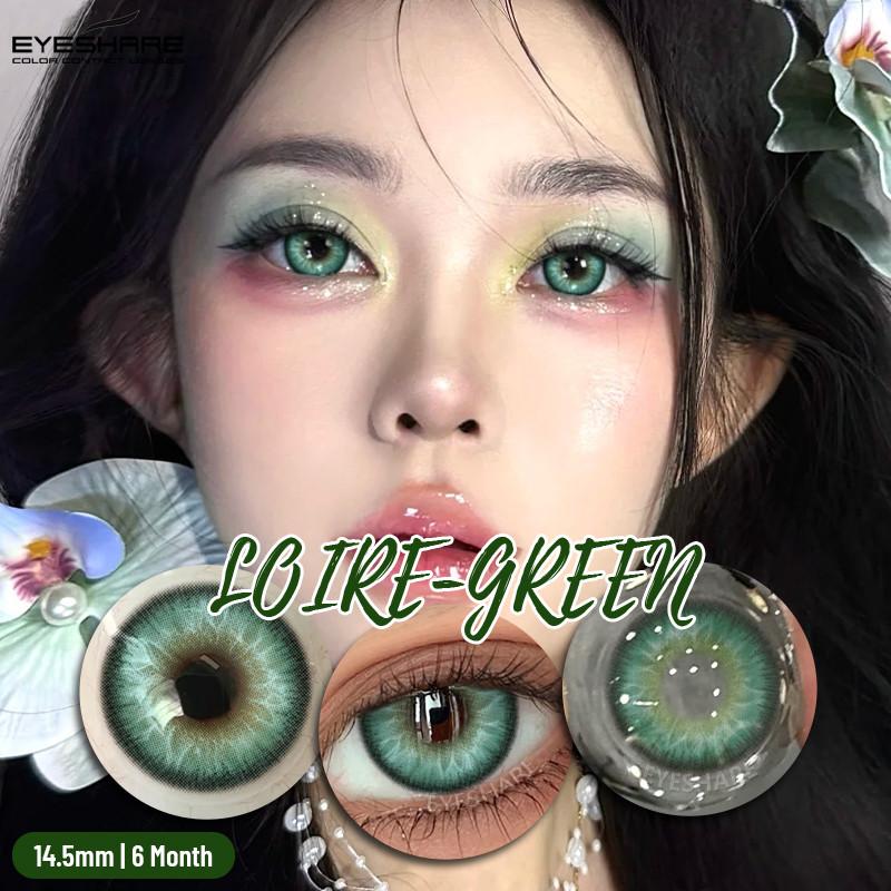 Eyeshare 1 Pair New Colored Contact Lenses for Eyes Natural Softlens Korean Lens Annual Girl Eye Makeup Contacts