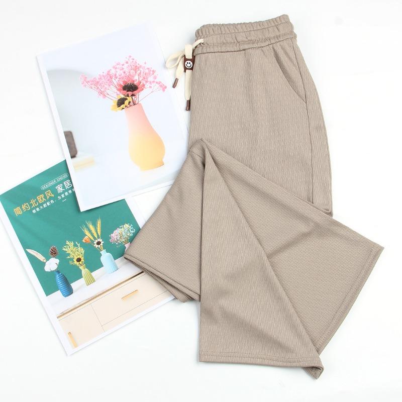 Wide-leg Pants Drooping Long Pants Women's Pants High-end Summer Pants Thin Women's Sunscreen Pants High-waisted Casual Pants