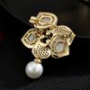 Senior Brooches Flower Leaf Brooch Pins for Women Suit Pendant  Fashion Brooches Jewelry