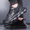 Fashion Sneakers Men's Shoes Trendy and Breathable Styles Outdoor Leisure Sports and Walking Fashion Youth Casual Shoes Black and White