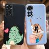 Phone Case For Xiaomi Redmi Note 11 Cover Cat Colorful Case Silicon Soft For Redmi Note11 Note11 4G Shockproof Protection Cover