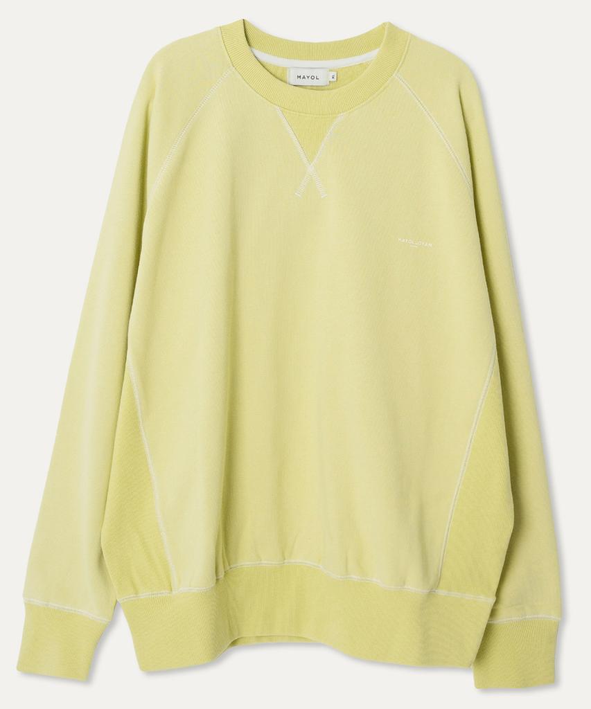 MAYOL Raglan Sweatshirt_Lime