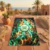 VfL Wolfsburg FC Print Microfiber Beach Towel Quick Dry Absorbent Large Towel For Beach Swimming Travel