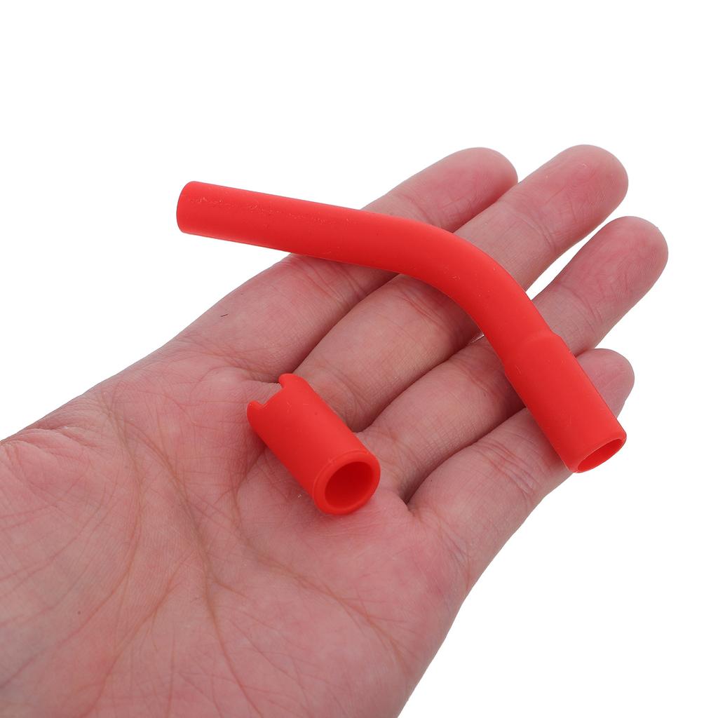 10Set Silicone Straw Tips Pedestals Reusable Rubber Replacement Soft Covers for 8-10Mm Metal Glass Tumbler Straw Sleeves