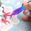 Outil de peinture diamant 5D, stylo à pointe en résine, nouveau stylo de peinture diamant avec conception de fil, Kits de têtes de stylo multi-placeurs