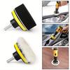 11Pcs Kit 3-Inch Buffing Pad Car Foam Drill Sponge Wool Polishing Pads Car Buffer Polisher for Sanding, Waxing, Sealing Glaze