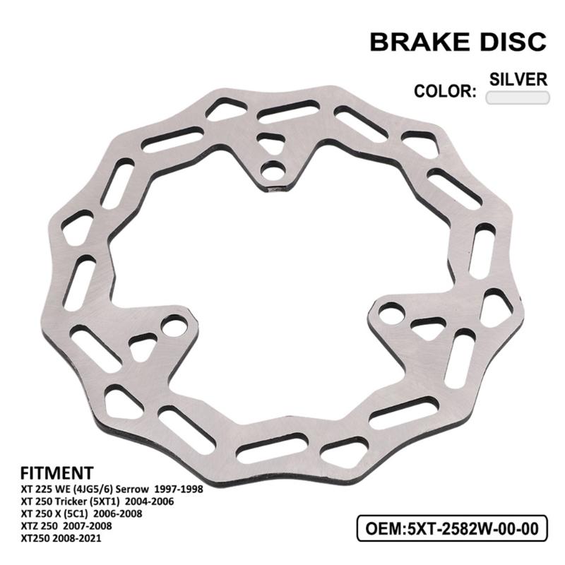 Motorcycle Rear Brake Disc Premium Alloy Steel 5XT2582W0000 Brake Disc Rotor For Improved Stopping Power