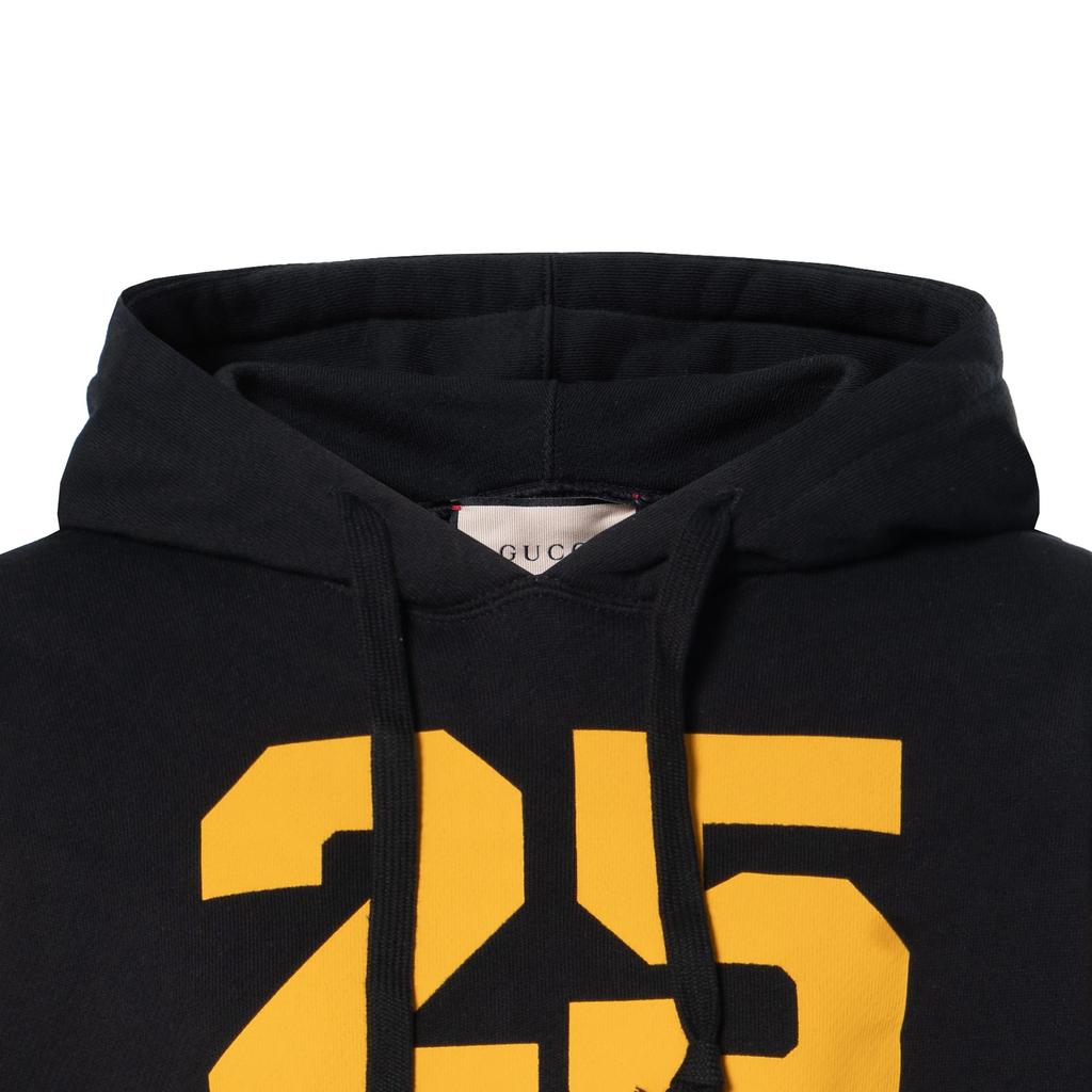 GUCCI Hooded Graphic Sweatshirt Black 660282-XJDJD-1060
